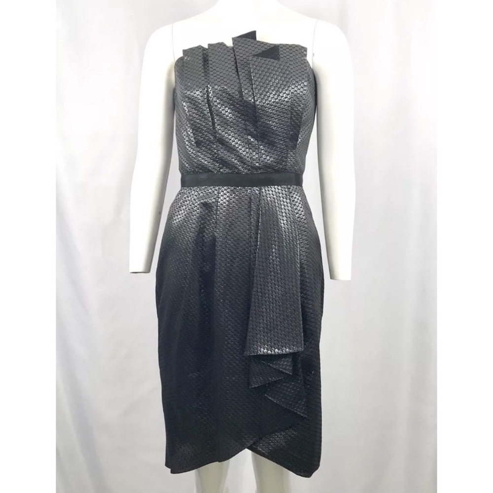 JAYSON BRUNSDON Jacquard Cocktail Dress Couture 8